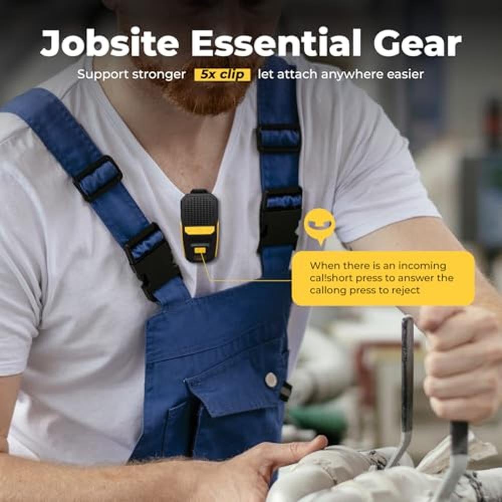 Speaker Bluetooth: Wearable Clip-on Portable Bluetooth – In Use