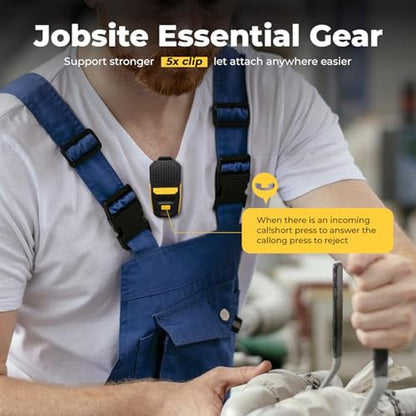 Speaker Bluetooth: Wearable Clip-on Portable Bluetooth – In Use