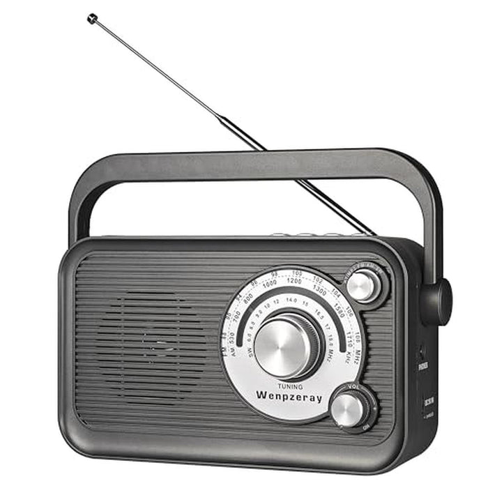 Wenpzeray D218 Portable AM FM SW Radio – Front View