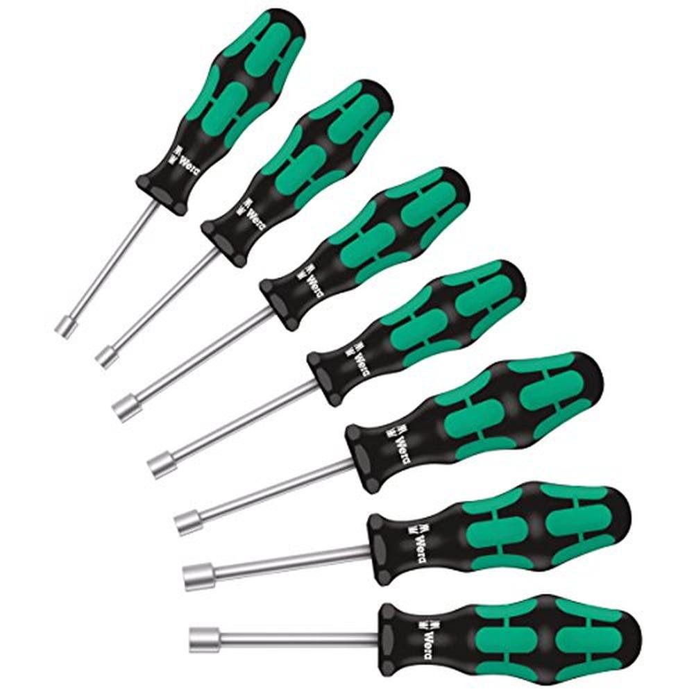 Wera 05029510001: 7-Piece Nut Driver Set – Front View