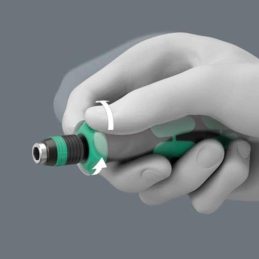 Wera 05051493001: Wera Ratchet Functionality 1/4" and 1/4" – Close-up Detail
