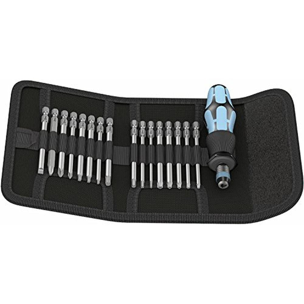 Wera 05071116001: Kraftform Kompakt 60 Stainless 17 Pieces – Front View