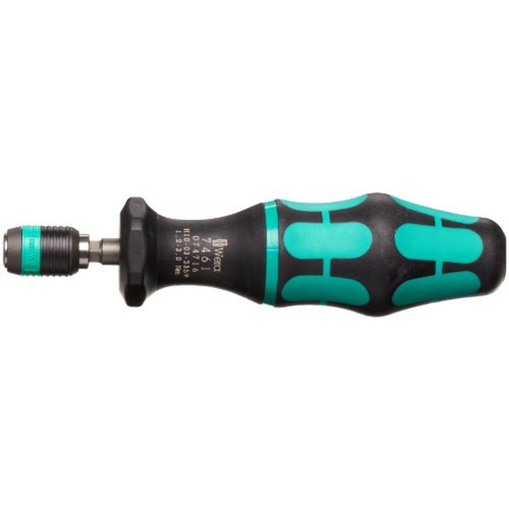 Wera 05074716001 Kraftform 7461 Hexagon Torque Screwdriver – Front View