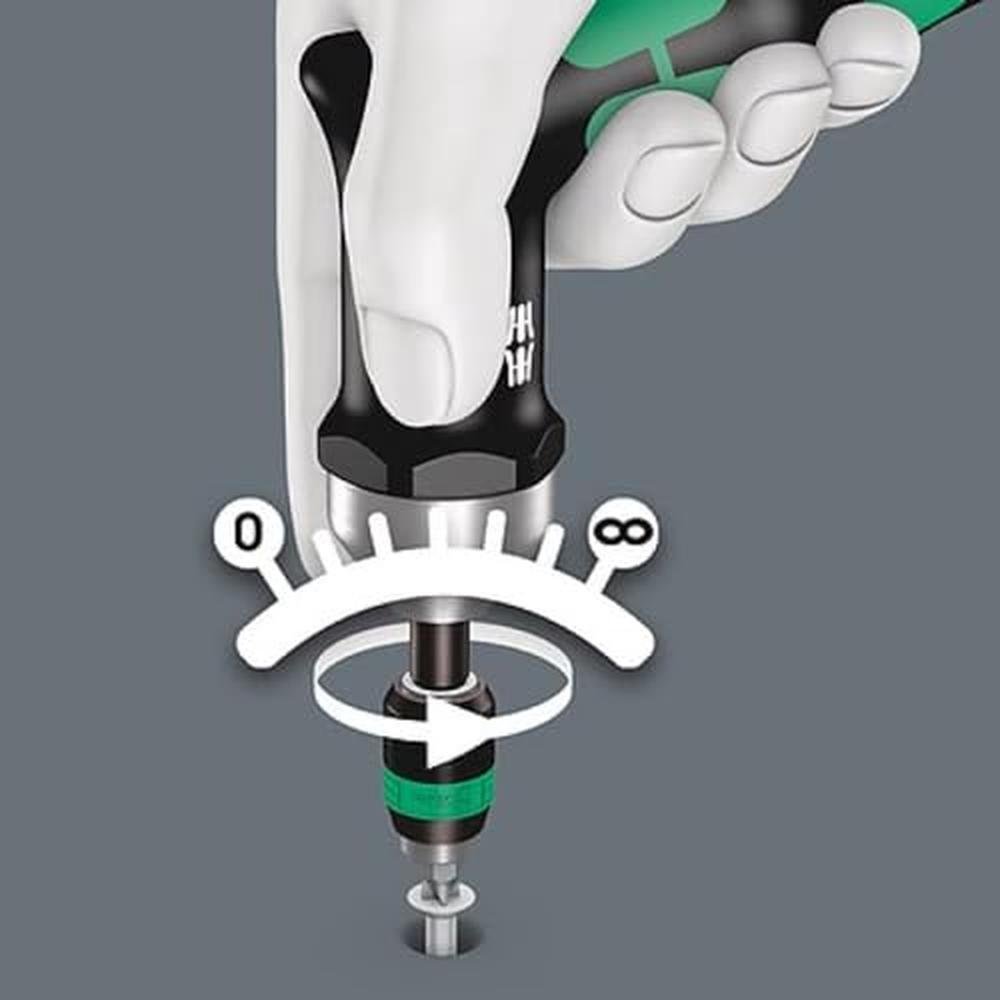 WERA 05074717001 Series 7400 Kraftform Pistol Handle – Side View
