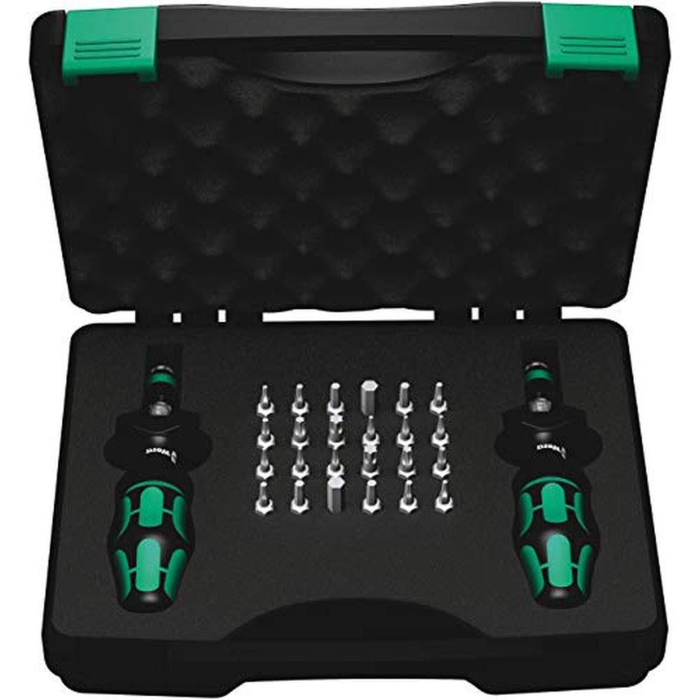 Wera 05074738001: Kraftform Torque Screwdriver Set 0-3.3 Nm – Front View