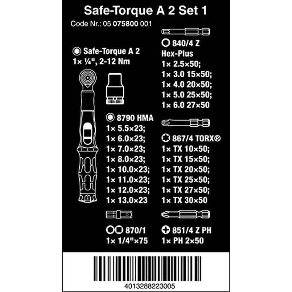 Wera 05075832001 Safe-Torque A 2 Set 1 – Side View