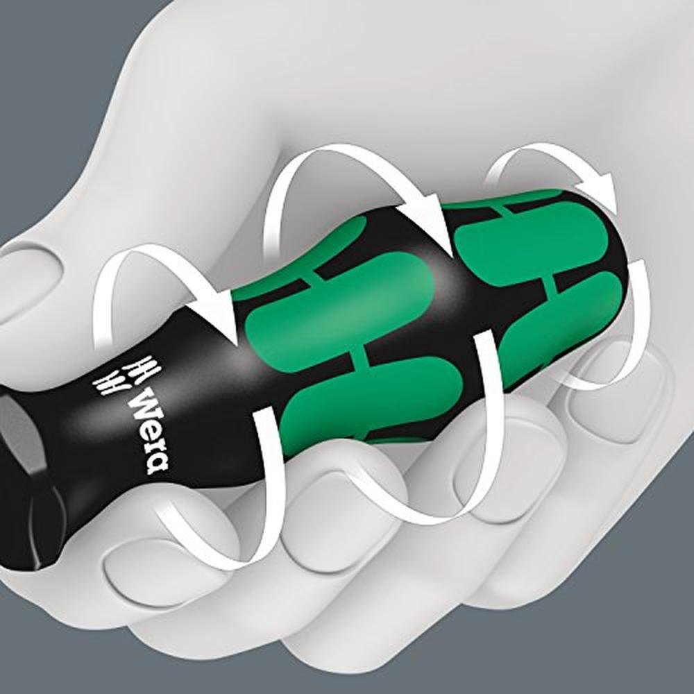 Wera 05105622001: Kraftform Plus Lasertip 6 Screwdriver Set – Close-up Detail