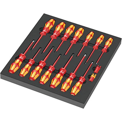 Wera 05150102001: Wera VDE Screwdriver Set 1 – Front View