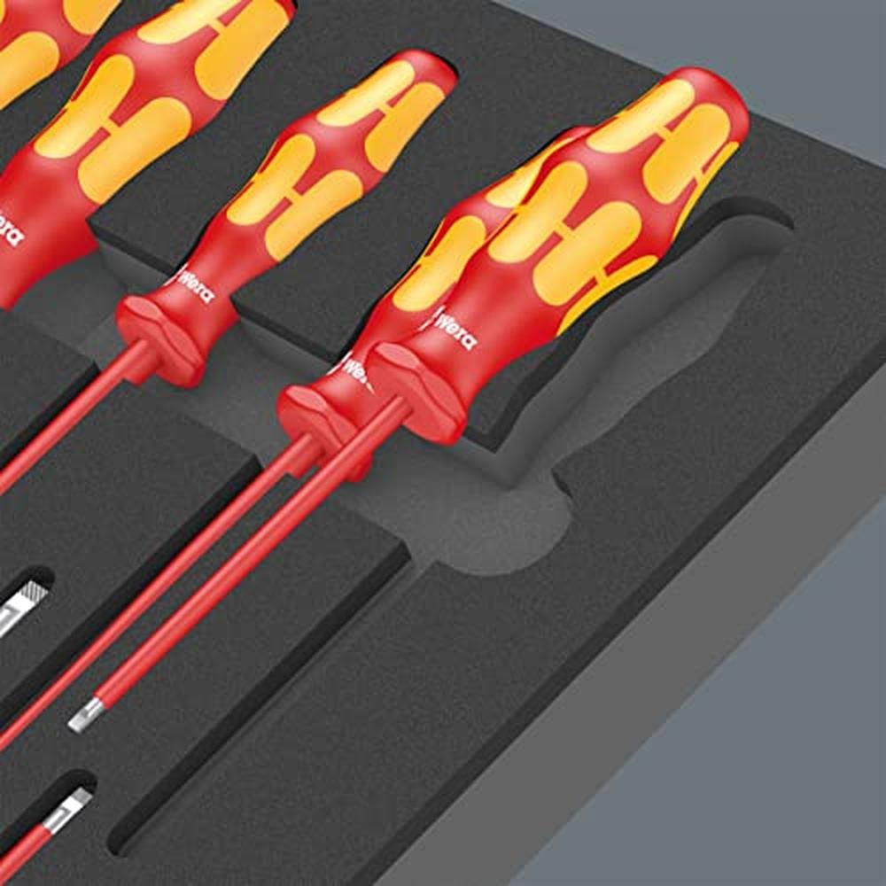 Wera 05150102001: Wera VDE Screwdriver Set 1 – Close-up Detail