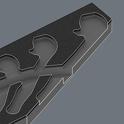 Wera 05150122001: Wera 6004 Joker Set 1-5 Pieces Chrome – Close-up Detail