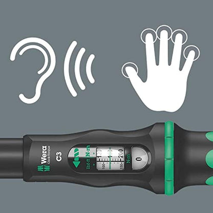 Wera: 5075622001 Click-Torque C 3 torque wrench with – Side View