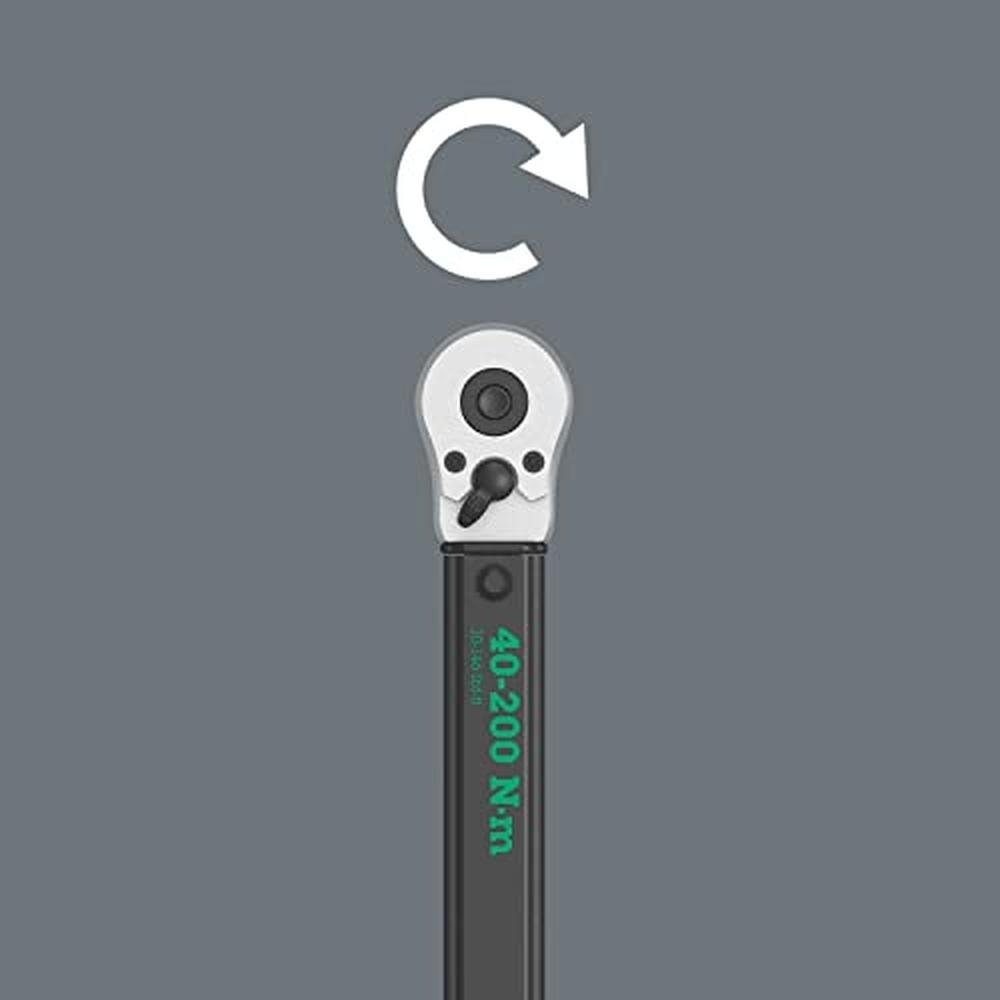 Wera: 5075622001 Click-Torque C 3 torque wrench with – Close-up Detail