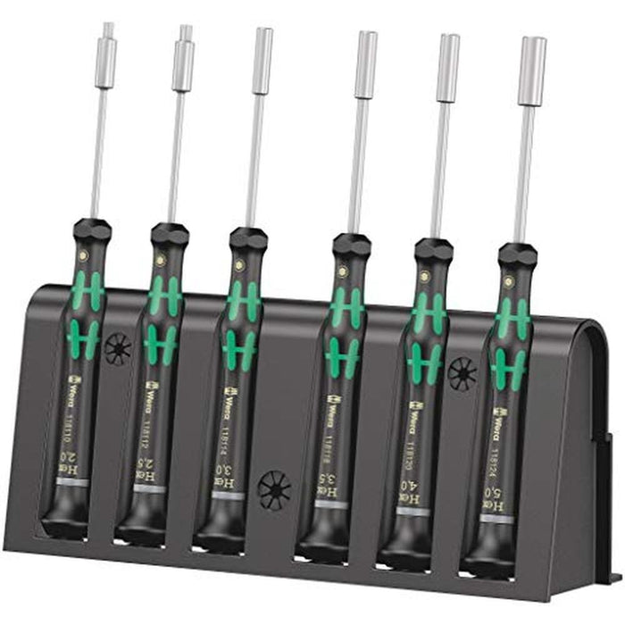 Wera 5118158001: Kraftform Micro 2069-6 Precision Nutdriver – Front View