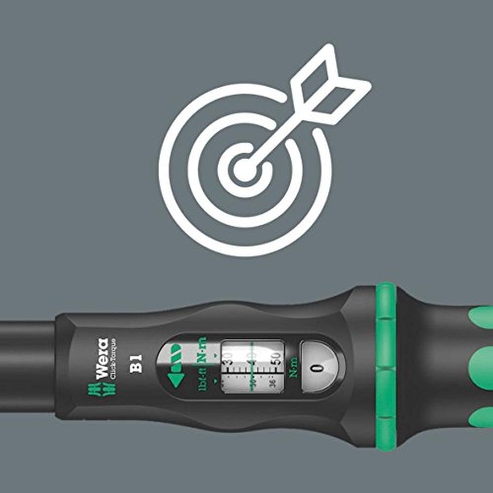 Wera Click-Torque B1 Torque wrench Drive 10-50 Nm_Black – In Use