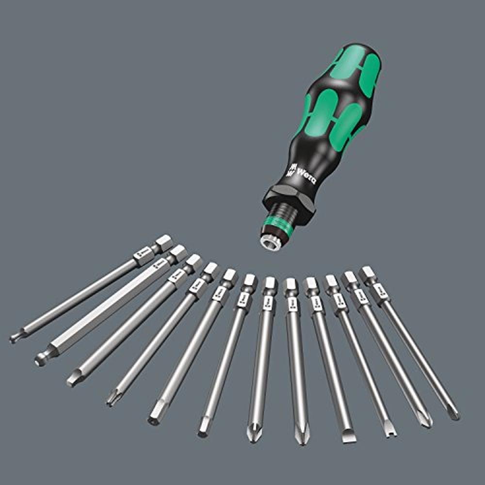 Wera Kraftform Kompakt 62: Bitholding Screwdriver and Pouch – Side View
