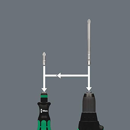 Wera Kraftform Kompakt 62: Bitholding Screwdriver and Pouch – Close-up Detail