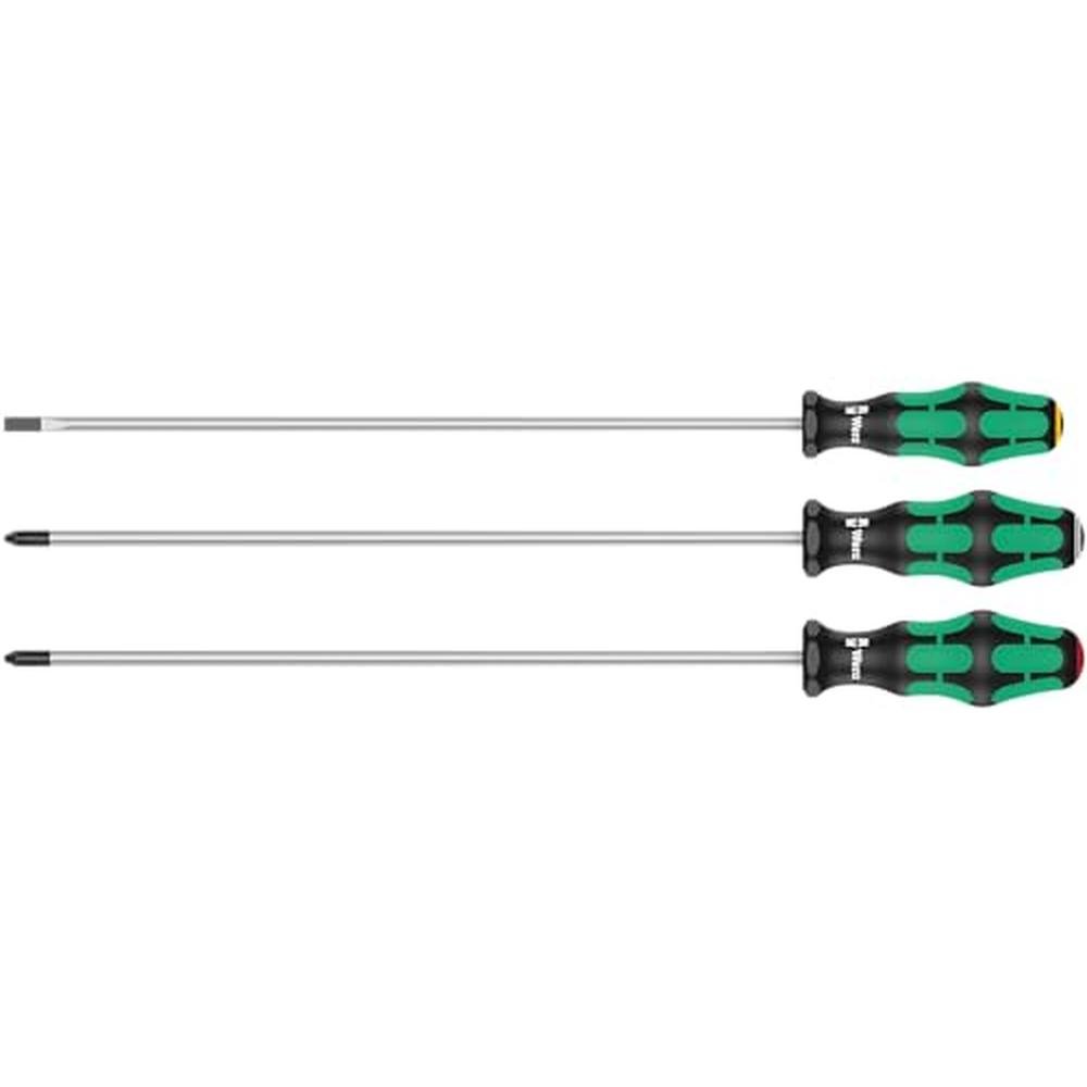 Wera Kraftform: Wera L-S-Screwdriver Set 3-Piece PZ PH SL – Front View