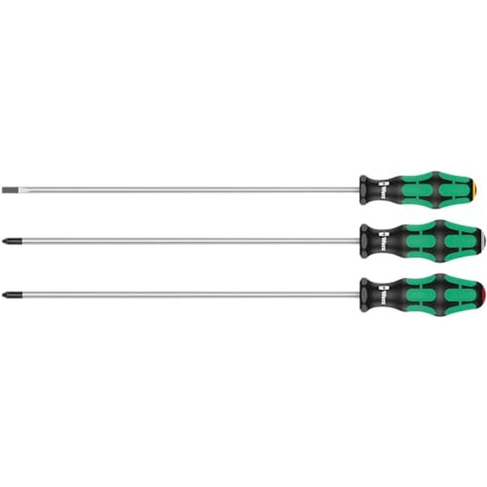 Wera Kraftform: Wera L-S-Screwdriver Set 3-Piece PZ PH SL – Front View