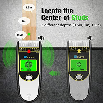 Stud Wall: WEVOVE 6 in 1 Stud Finder Wall Scanner – In Use