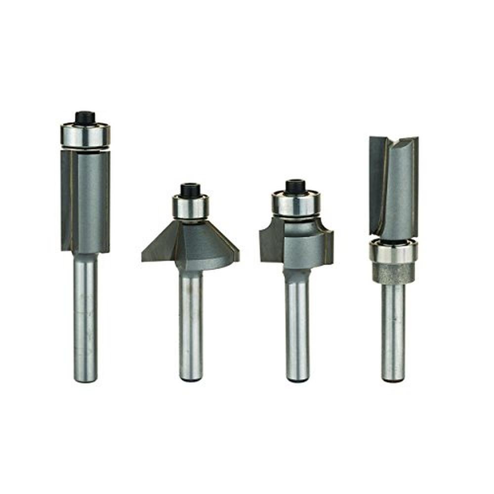 Whiteside #404 4 Piece Compact Router Bit Set – Front View