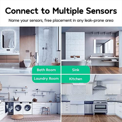 Winees WiFi Water Leak Detector for Home – In Use
