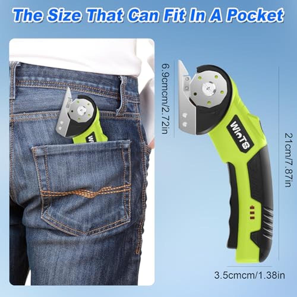 Cutter Wints: WINTS Cordless Electric Scissors 4V – In Use