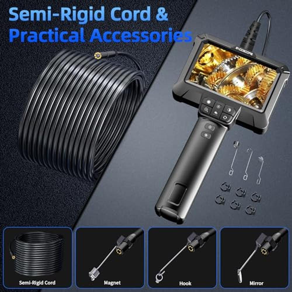 Camera Borescope: WINWEND Endoscope Camera with Light IP67 – Side View