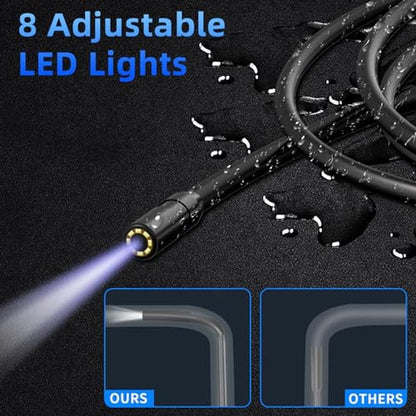 Camera Borescope: WINWEND Endoscope Camera with Light IP67 – Close-up Detail