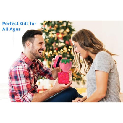Bluetooth Mouse: Cute Pink Fruit Strawberry Shape Silent – In Use