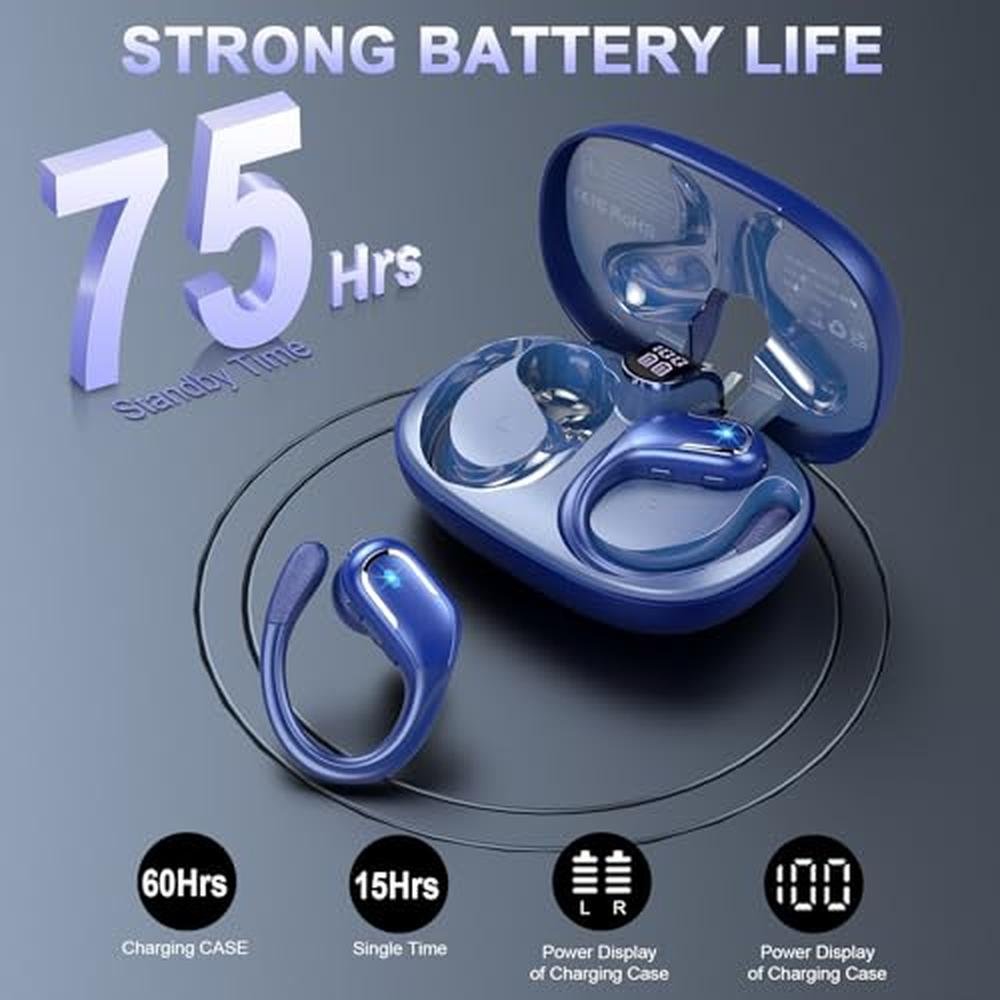 Bluetooth Earbud: INDIA Warehouse Wireless Earbud Bluetooth – Side View
