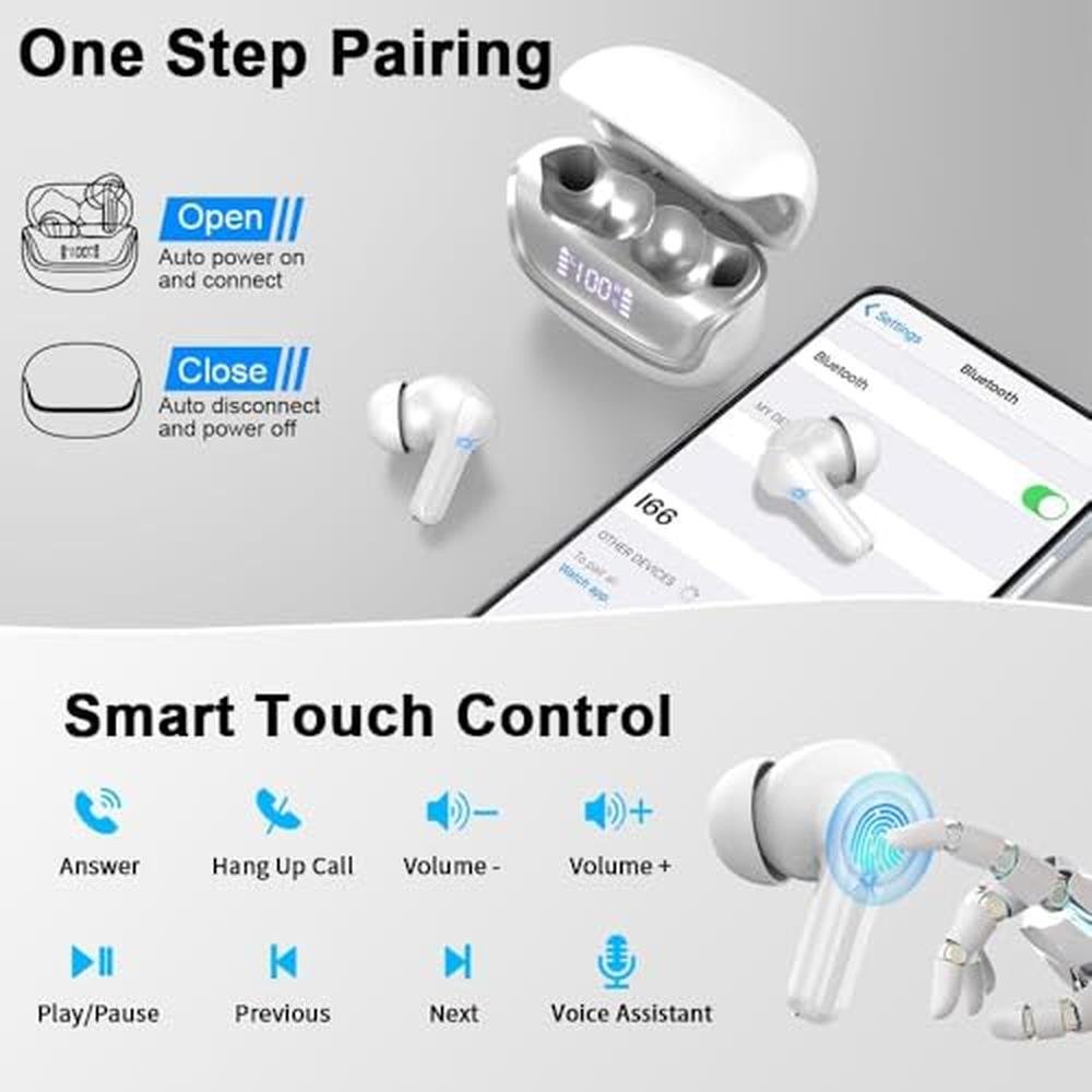 Earbuds Bluetooth: Wireless Earbuds Bluetooth 5.4 – In Use
