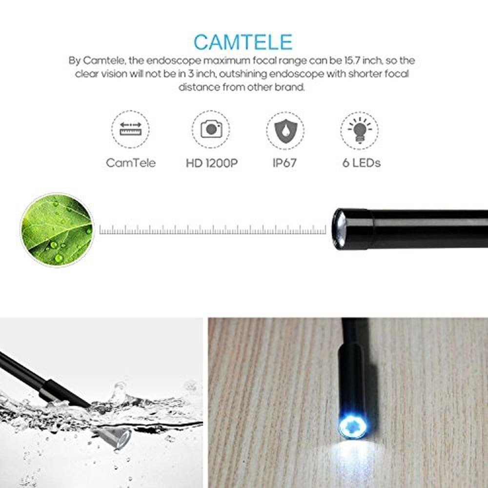 Camera Endoscope: Depstech WiFi Borescope IP67 Waterproof – Side View
