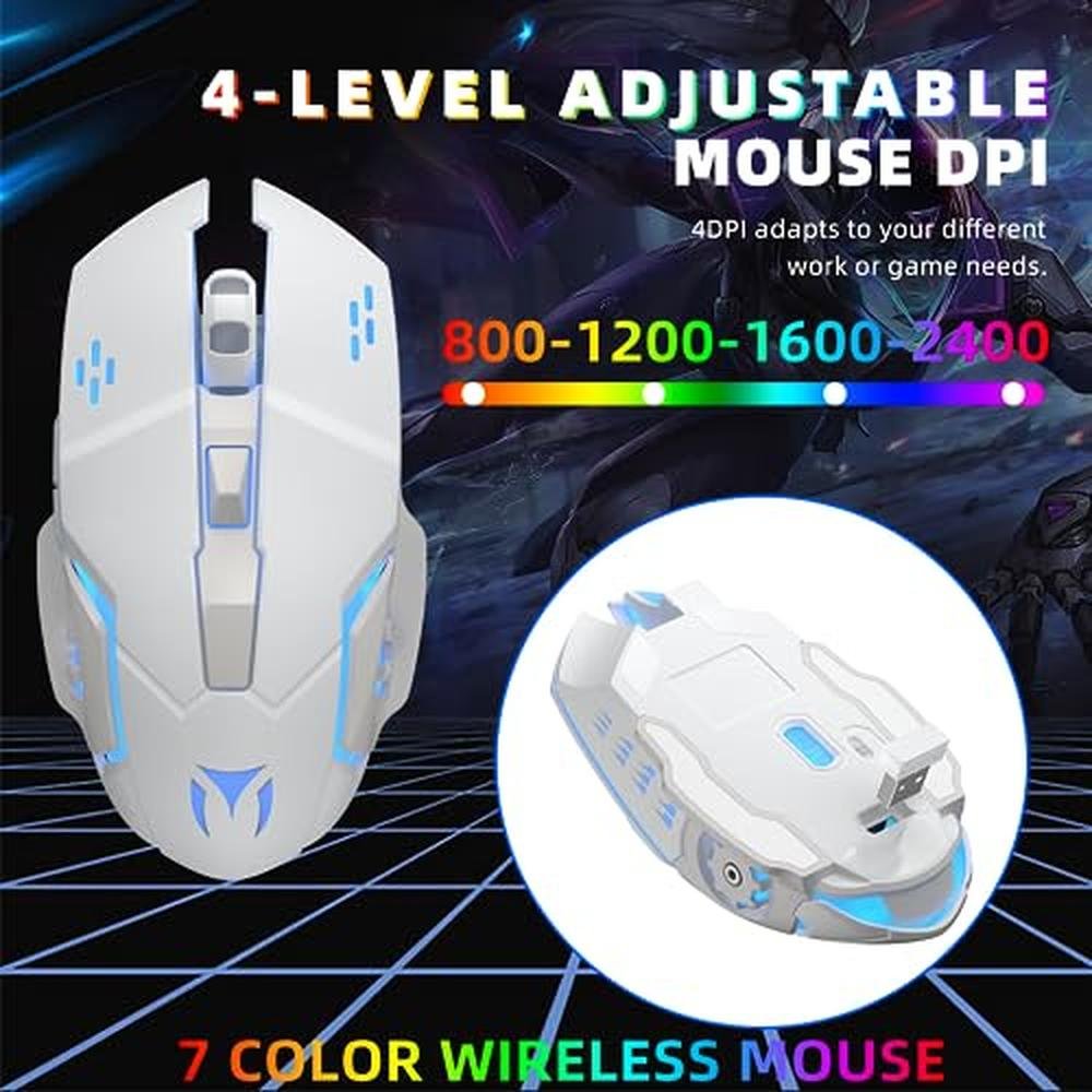 Gaming Keyboard: Wireless Gaming Keyboard and Mouse Combo – Packaging