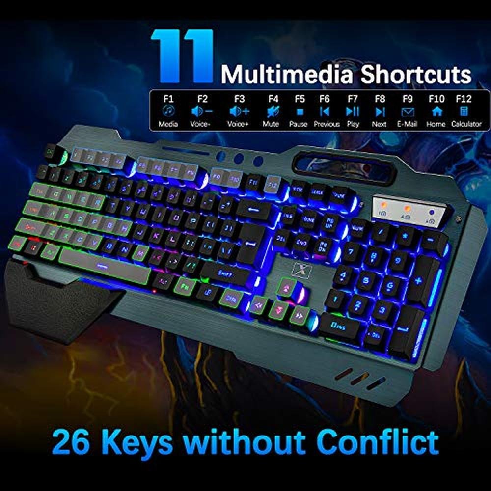 Keyboard Gaming: K680 Wireless Rechargeable Keyboard and – Close-up Detail