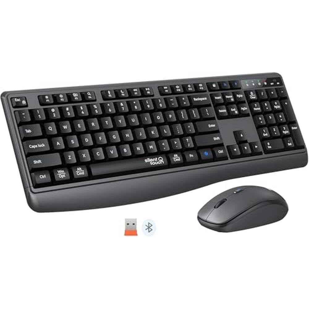 Wireless Keyboard and Mouse Combo – Front View