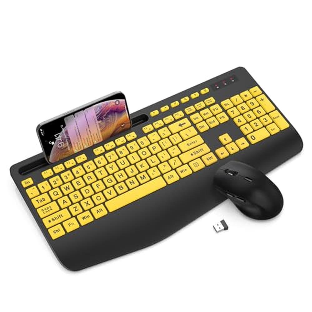 Wireless Keyboard Mouse Combo – Front View