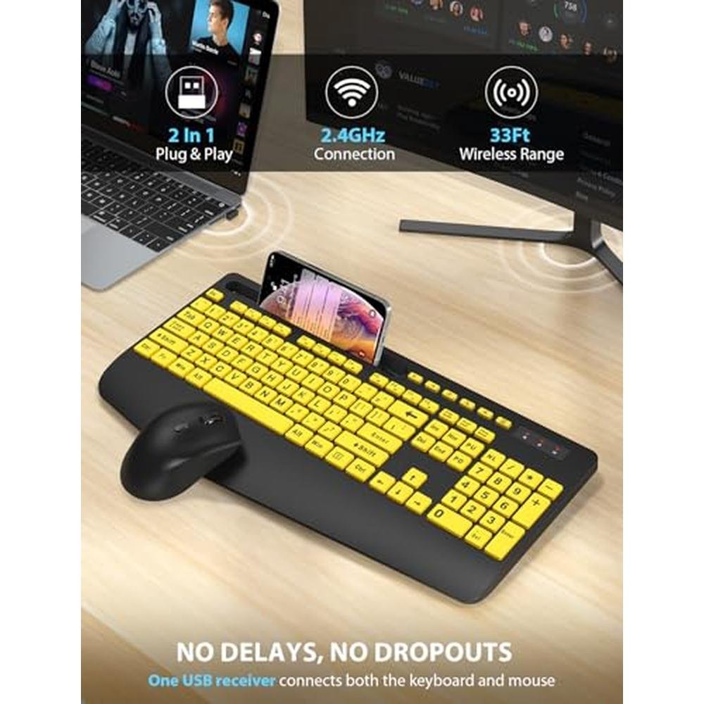 Wireless Keyboard Mouse Combo – Packaging
