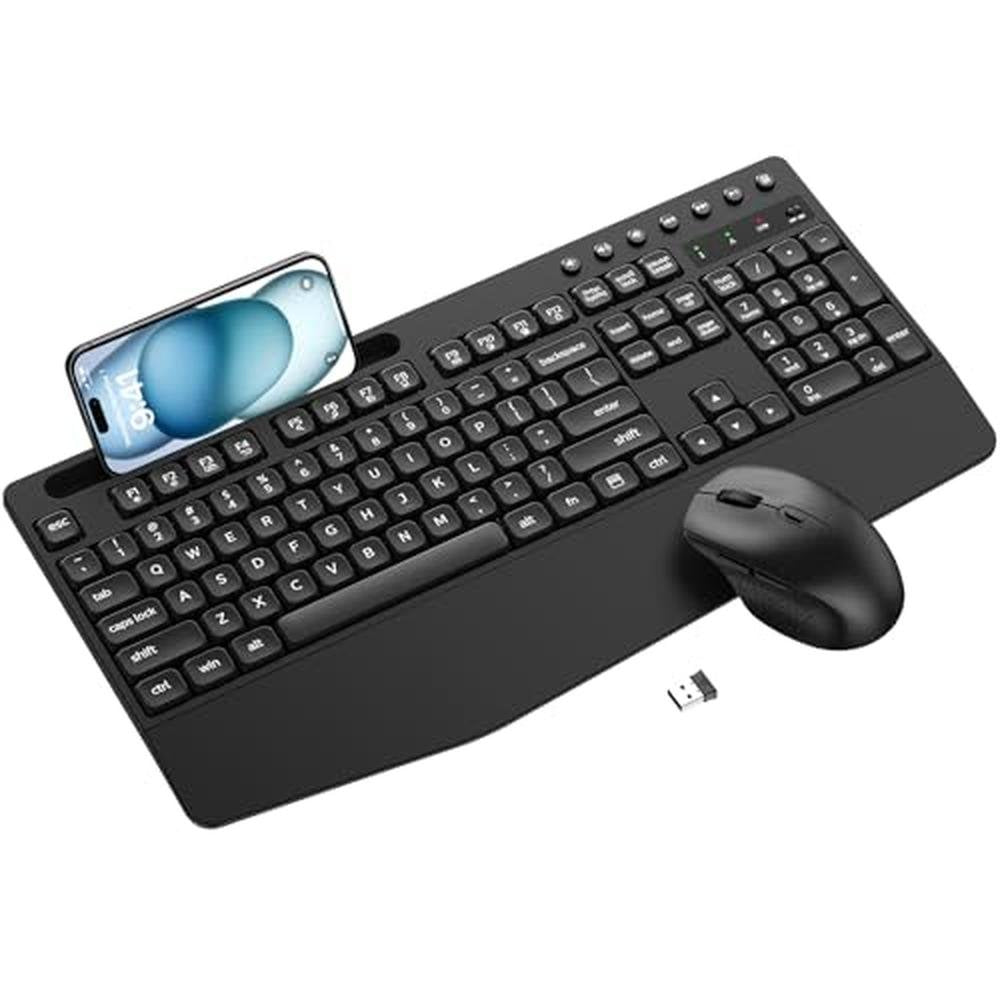 Wireless Keyboard Mouse Combo – Front View