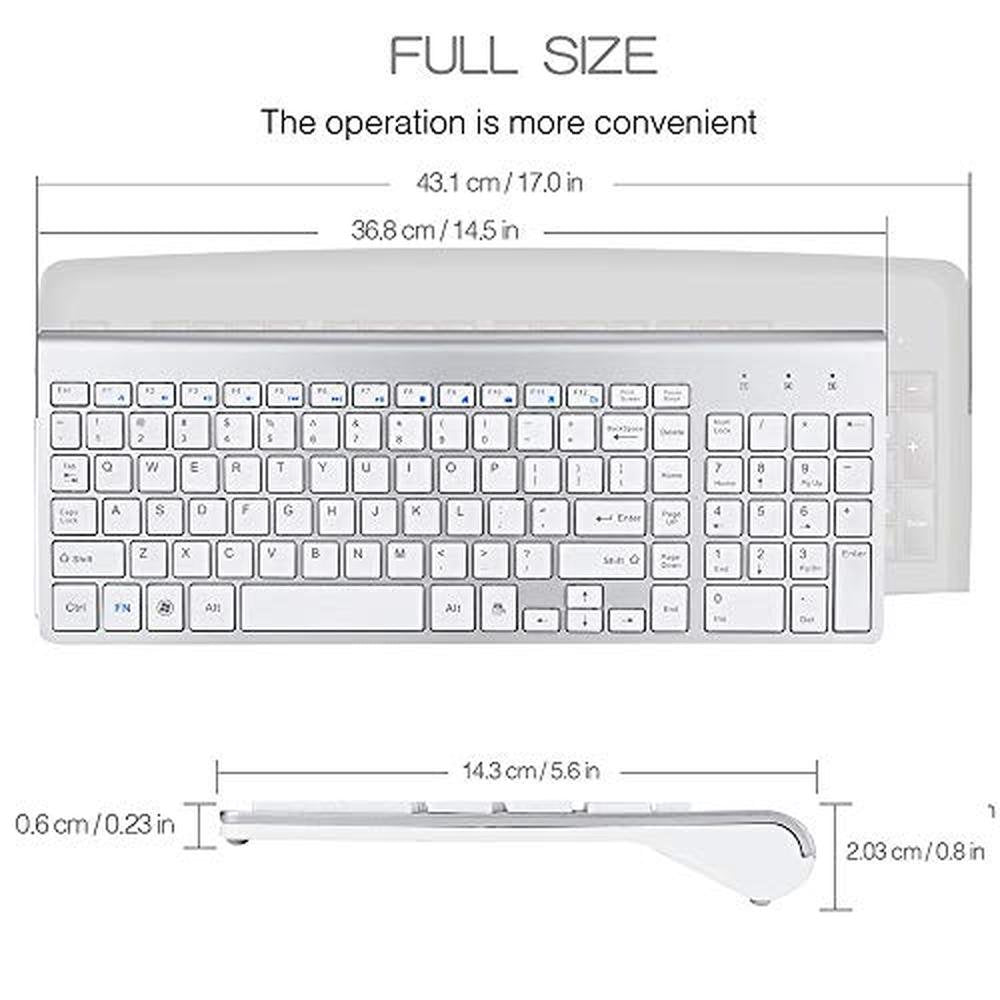 Wireless Keyboard Mouse Combo – In Use