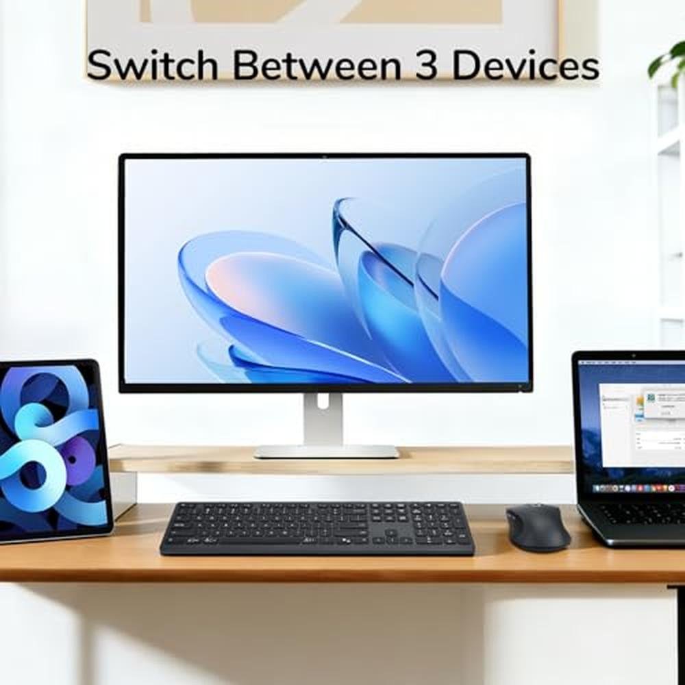 Wireless Keyboard Mouse Combo – Close-up Detail
