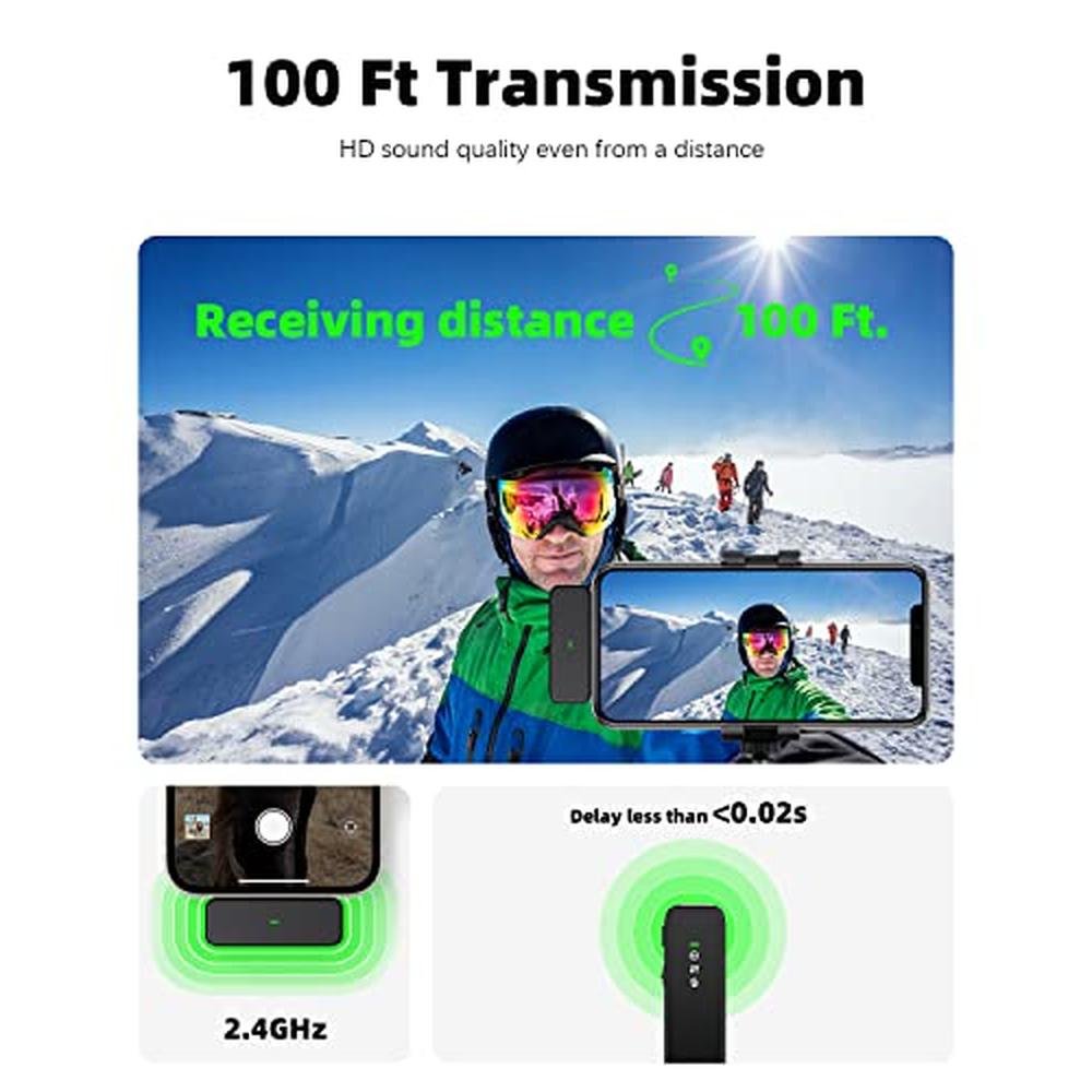 Microphone Rythflo: Rythflo Wireless Lavalier Microphone – Packaging