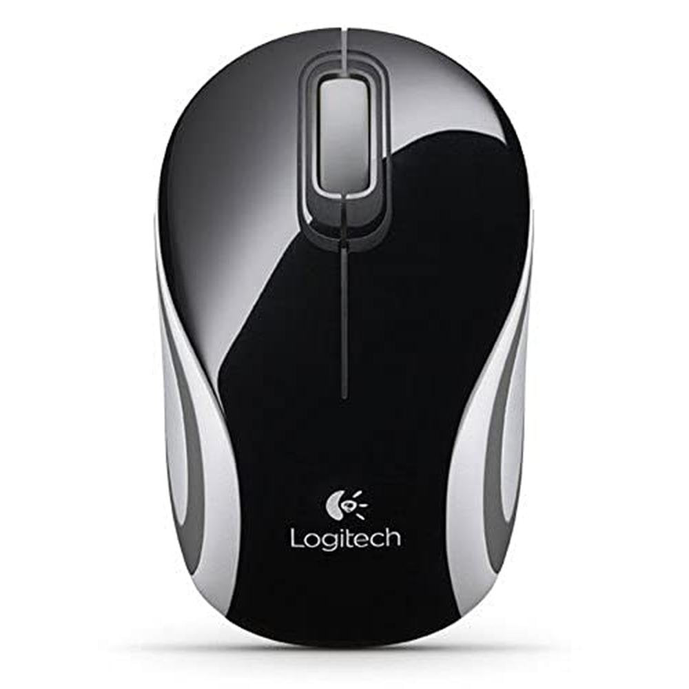 Wireless Mini Mouse M187 Black – Front View