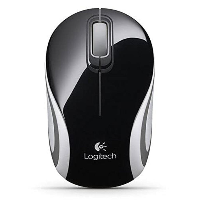 Wireless Mini Mouse M187 Black – Front View