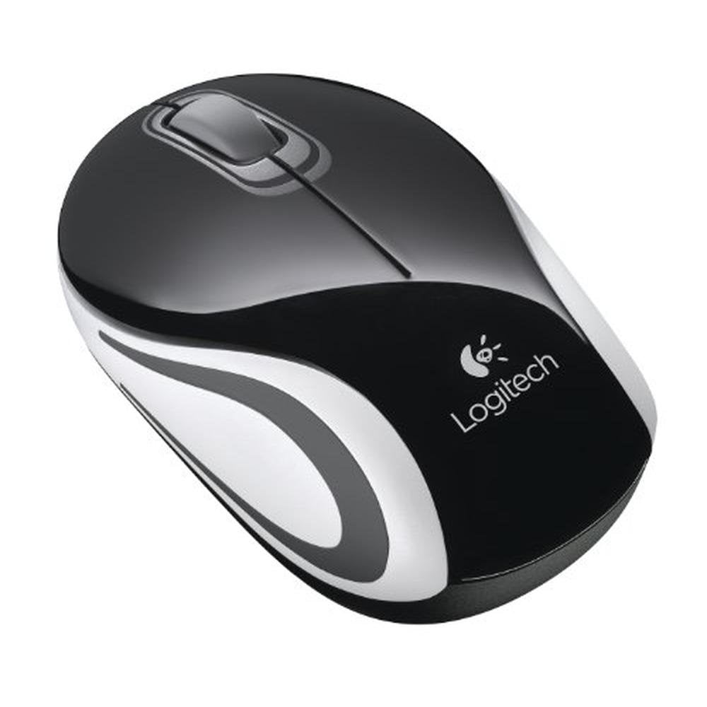Wireless Mini Mouse M187 Black – Close-up Detail