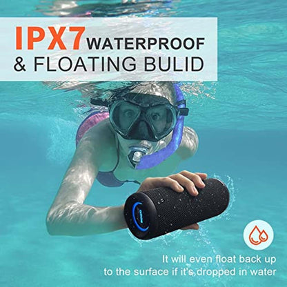 Speaker Portable: Wireless Portable Speaker IPX7 Waterproof – Close-up Detail