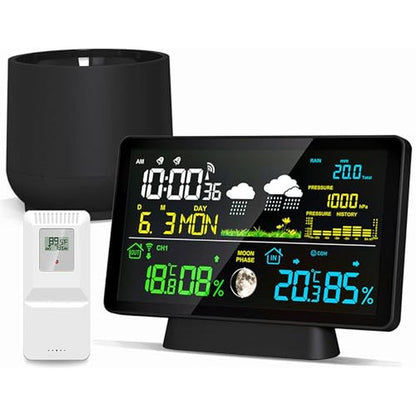 Wireless Rain Gauge and Weather Station – Front View