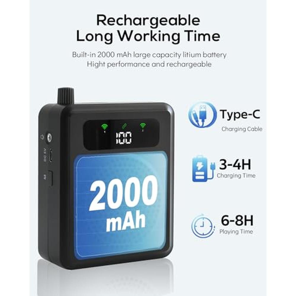 Voice Amplifier: R11 Bluetooth Portable Voice Amplifier – Close-up Detail