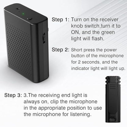 Voice Amplifier: Wireless Lavalier Lapel Microphone PA – Packaging