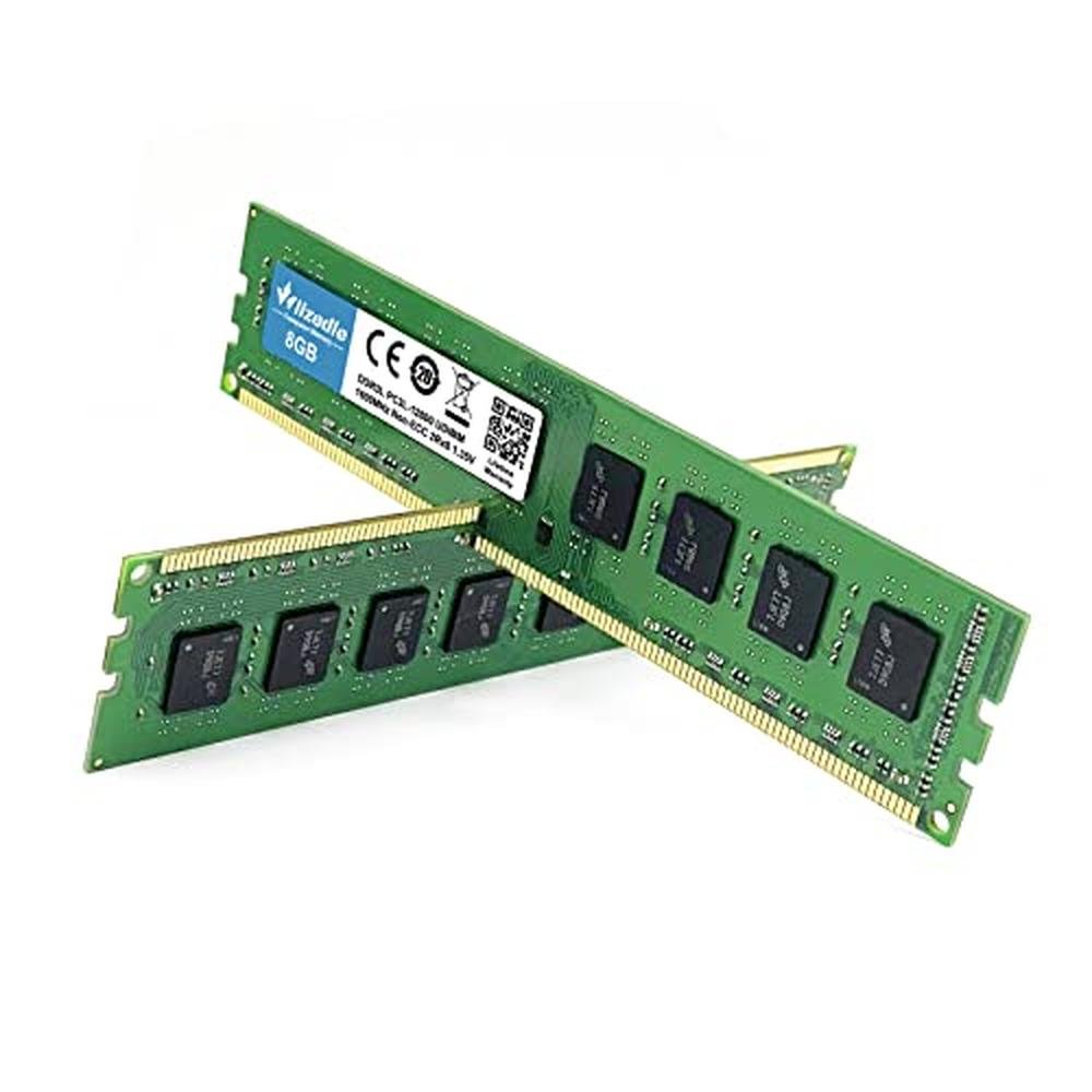 RAM 12800: Wlizedle DDR3/DDR3L 8GB 1600MHz CL11 – Side View