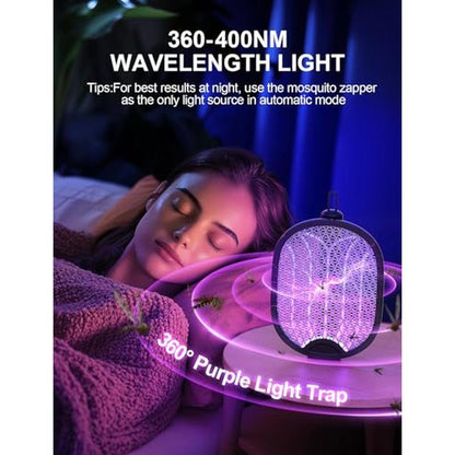 WOCVRYY Electric Fly Swatter: Foldable Bug Zapper Racket – Packaging